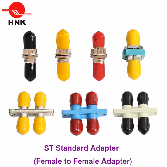 Sc/LC/FC/St/Mu/MTRJ/MPO Simplex/Duplex/Quad Singlemode/Multimode Om3/Om4/APC Standard or Hybrid Fiber Optic Adapter